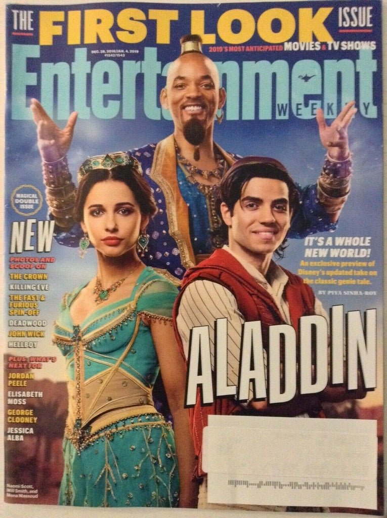 Entertainment Weekly Magazine Will Smith Aladdin Dec/January 2019 022219nonrh