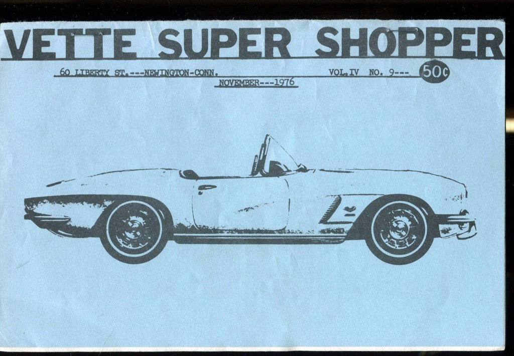 Vette Super Shopper Corvette November 1976 EX 030117nonjhe
