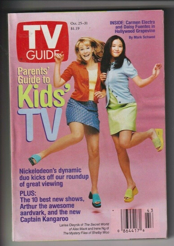 Tv Guide Mag Guide To Kids' Tv Larisa Oleynik October 25, 1997 110519nonr