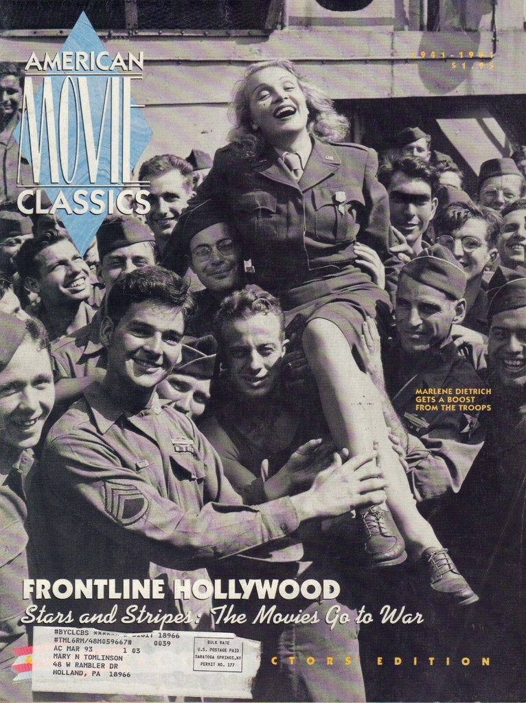 American Movie Classics Magazine 1991 Marlene Dietrich 090617nonjhe