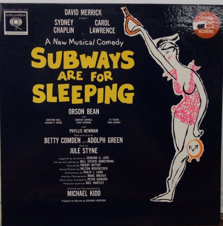 Subways are for Sleeping orig. broadway recording 33RPM KOL5730 103016LLE