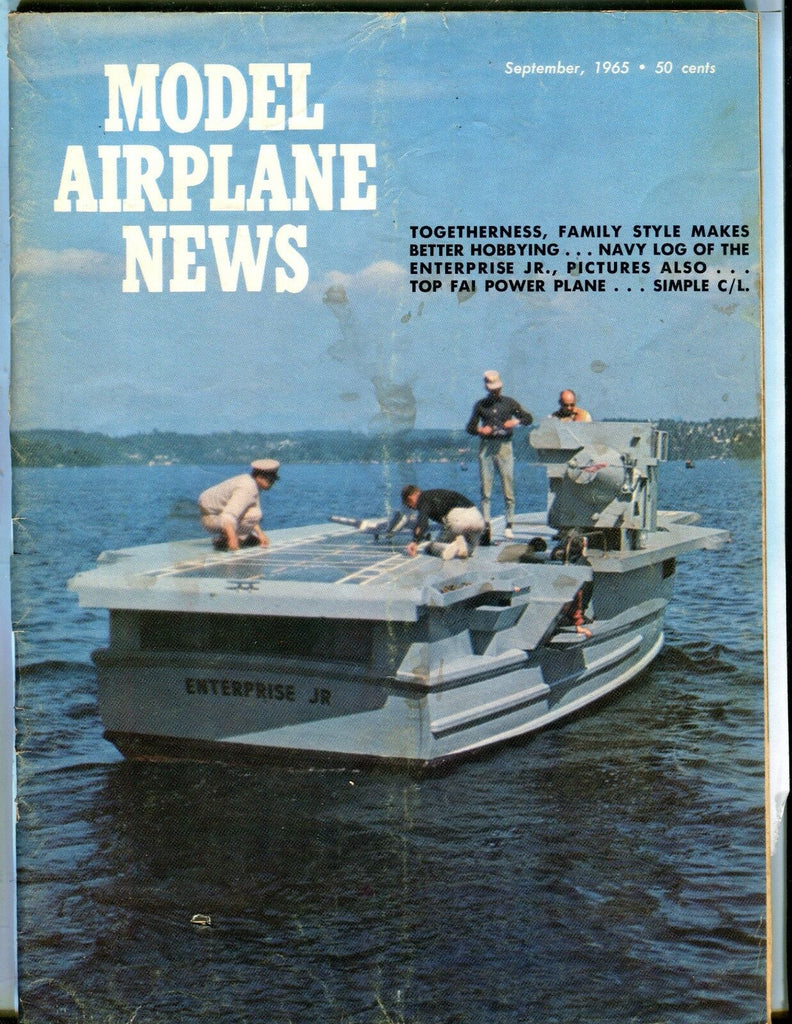 Model Airplane News Magazine September 1965 FAI Power Plane VG 040817nonjhe