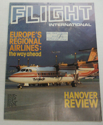 Flight International Magazine Europe's Regional Airlines June 1982 FAL 061015R