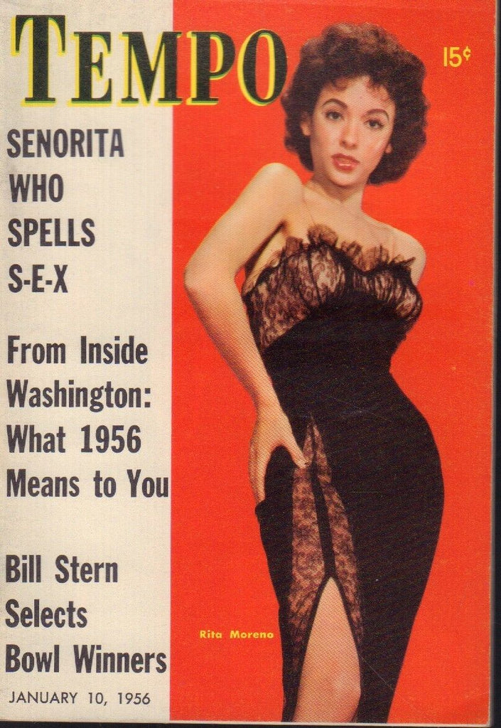 Tempo Digest January 10 1956 Rita Moreno Cheesecake Pin Up 091218AME2