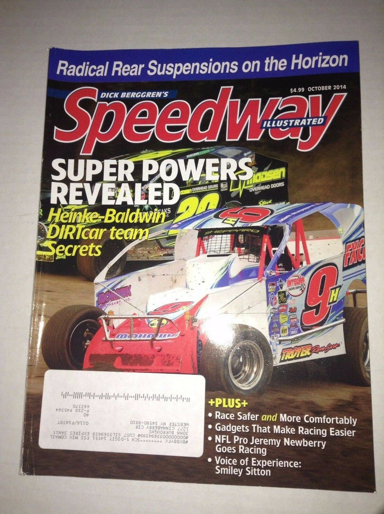 Speedway Illustrated Magazine Heinke Baldwin Secrets October 2014 040617NONRH