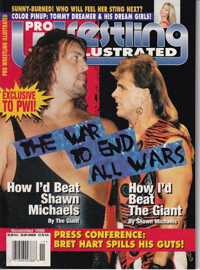 Pro Wrestling Illustrated Big Show Shawn Michaels November 1996 031919nonr