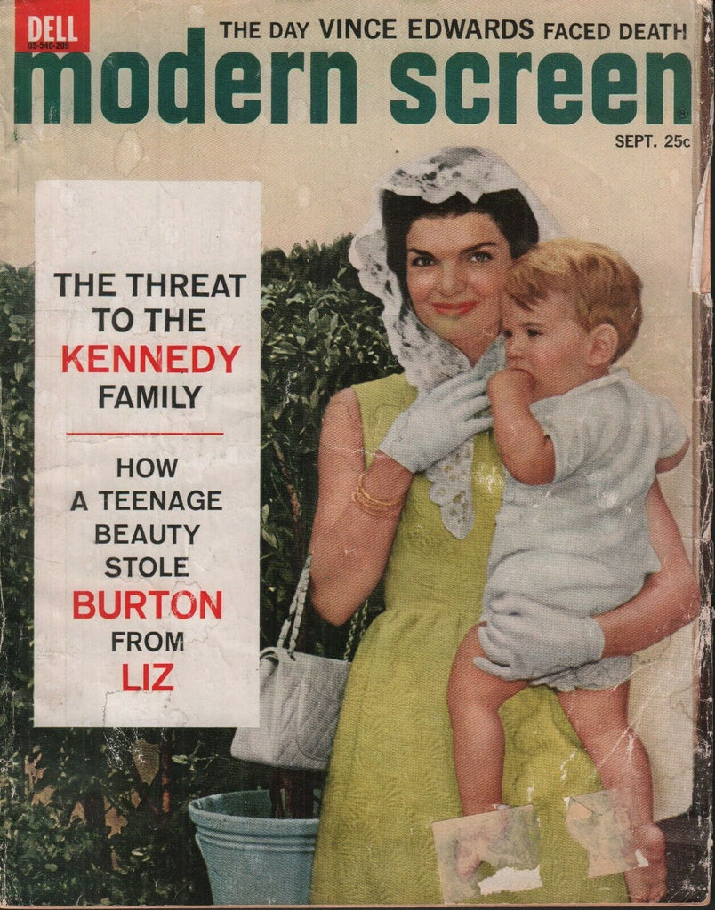 Modern Screen September 1962 Jackie Kennedy Elizabeth Taylor 062019AME