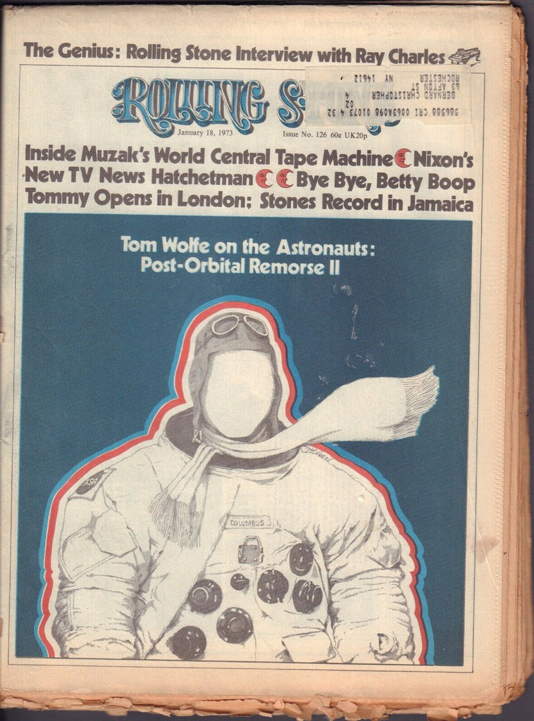 Rolling Stone January 18 1973 Tom Wolfe, Betty Boop w/ML 121316DBE