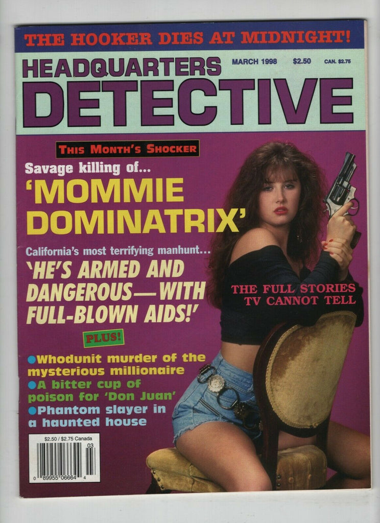 Headquarters Detective Mag California's Manhunt March 1998 051120nonrh