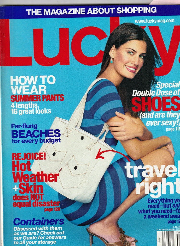 Lucky Mag Yamila Double Dose Of Shoes June 2002 101619nonr