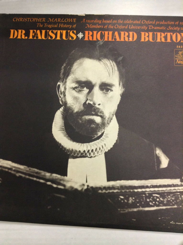 Dr. Faustus & Richard Burton Christopher Marlowe Monophonic 36378 33RPM 030617RR