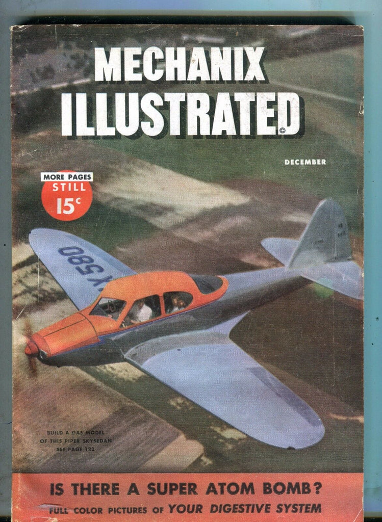 Mechanix Illustrated Magazine December 1946 Piper Skysedan 062017nonjhe