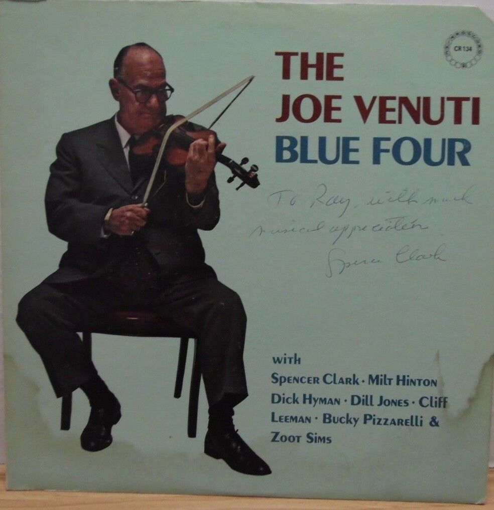 The Joe Venuti Blue Four SIGNED CR 134 33RPM 092717DBE2