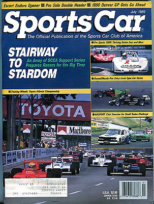Sports Car Magazine July 1989 Stairway To Stardom EX 012516jhe