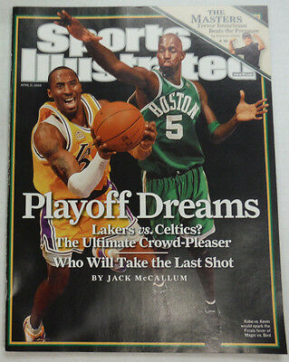 Sports Illustrated Magazine Kobe Bryant Kevin Garnett April 2008 NO ML 051315R