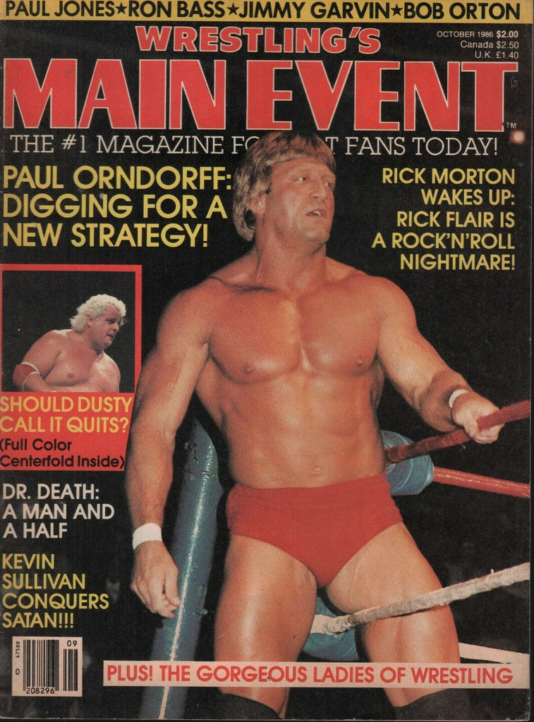 Wrestling's Main Event October 1986 Rick Flair Dusty Rhodes 101518ame3