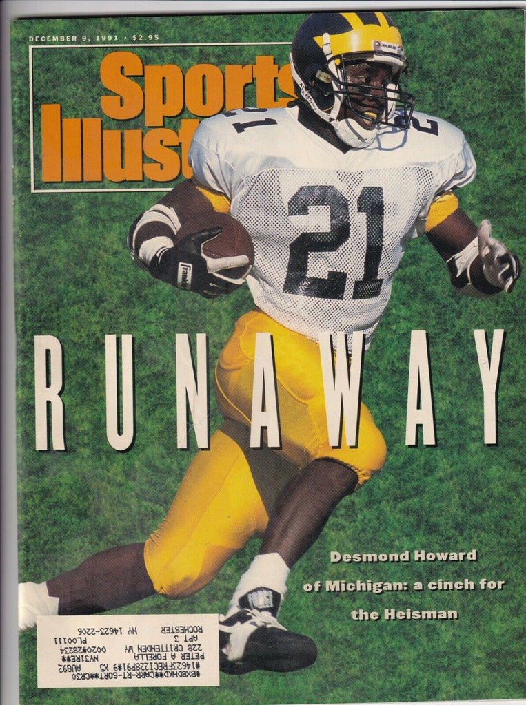 Sports Illustrated Desmond Howard Michigan December 9, 1991 091619nonr