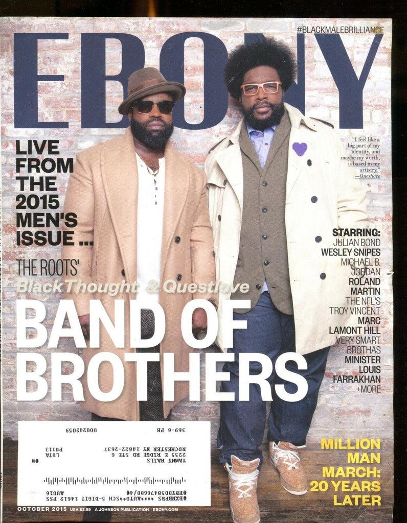 Ebony Magazine October 2015 The Roots EX w/ML 121516jhe