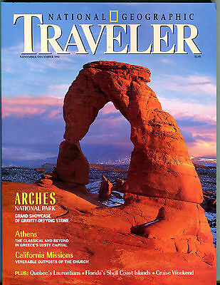 National Geograpic Traveler Magazine November/December 1992 EX 032116jhe