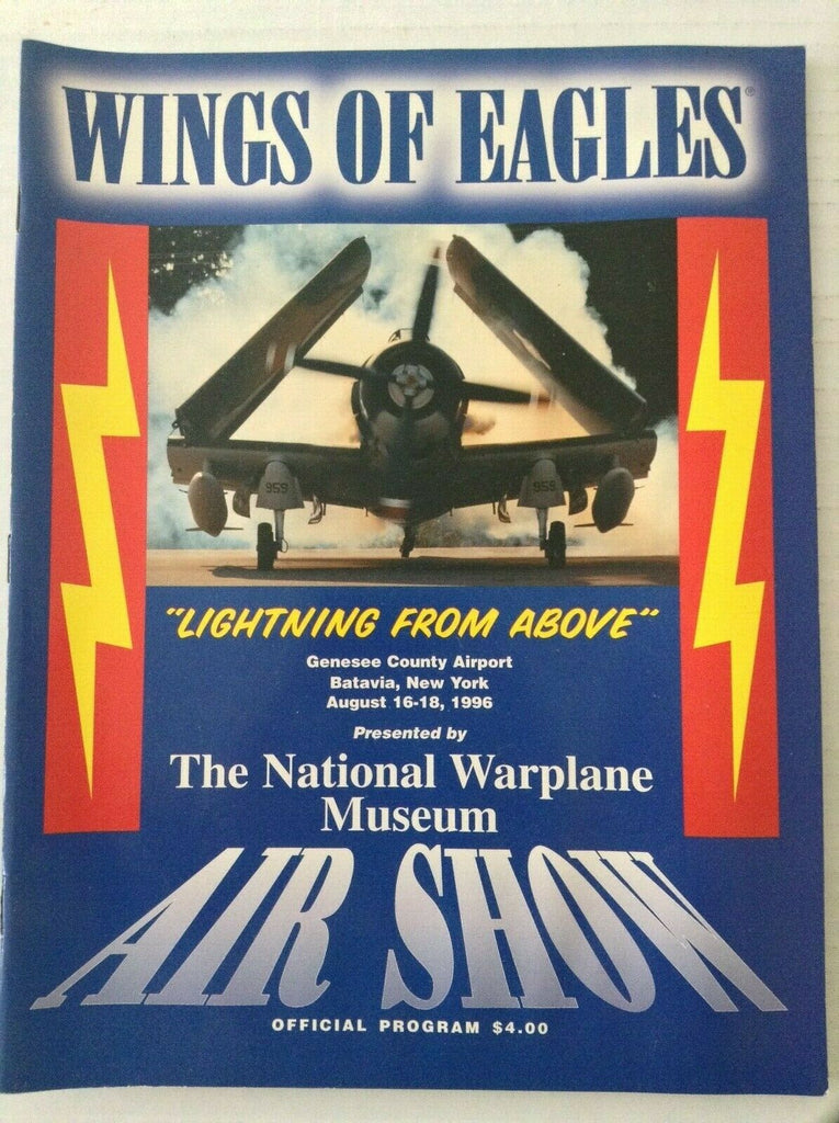 Wings Of Eagles Magazine Warplane Museum Program August 1996 030319nonrh