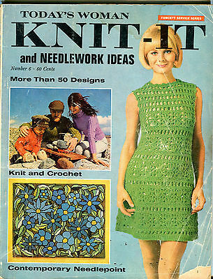 Today's Woman Knit-It & Needlework Ideas 1968 GD 072016jhe