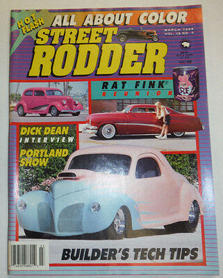 Street Rodder Magazine Rat Fink Reunion March 1989 010515R