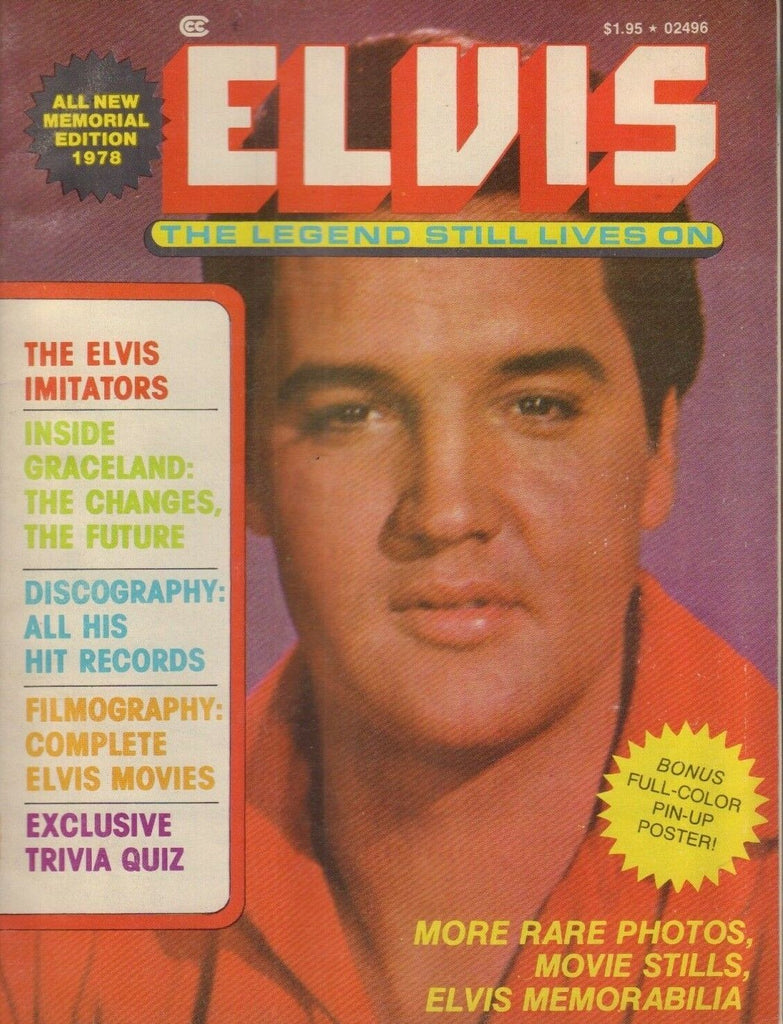 Elvis The Ledgend Still Lives On Magazine Elvis Presley 1978 012418nonr