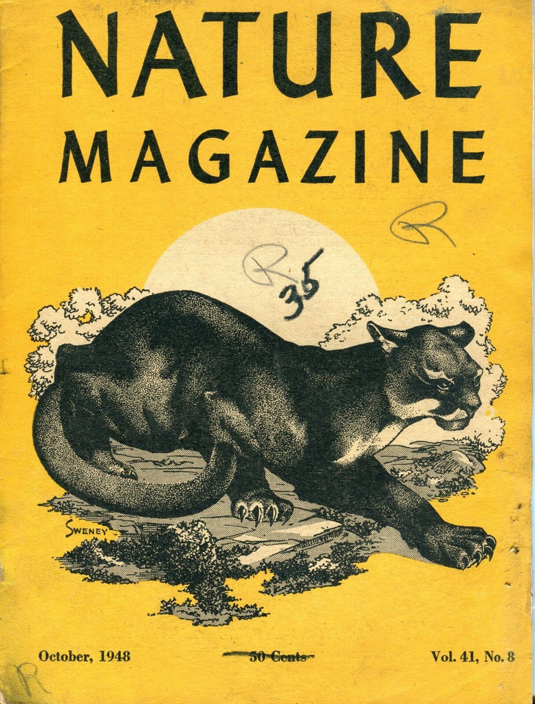 Nature Magazine October 1948 VG ML On Back 050417nonjhe