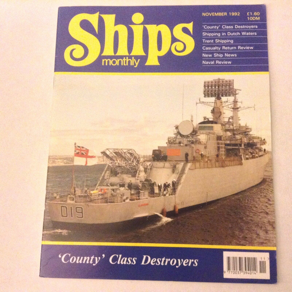 Ships Monthly Magazine Country Class Destroyers November 1992 062517nonrh2