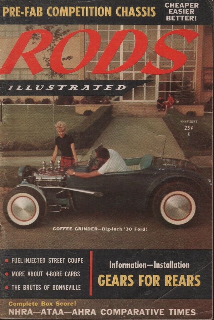 Rods Illustrated February 1959 Bobe More Bud Lang Mike James 082118DBE