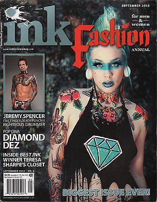 Ink Fashion Annual September 2013 Diamond Dez, Jeremy Spencer EX 010616DBE