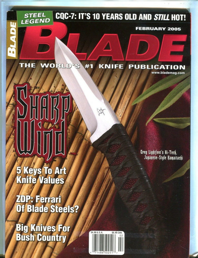 Blade Magazine February 2005 Greg Lightfoot Sharp Wind EX No ML 101316jhe