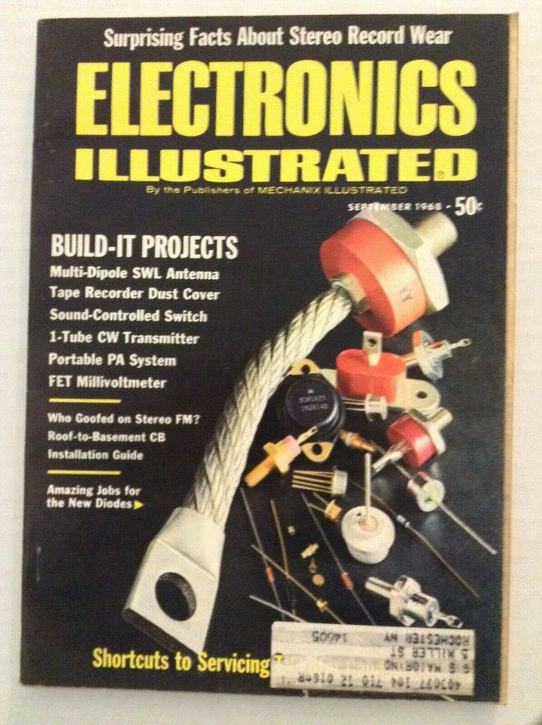 Electronics Illustrated Build It Projects September 1968 092019nonrh