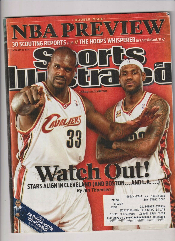 Sports Illustrated Mag Shaw LeBron James NBA Preview October 26, 2009 102519nonr