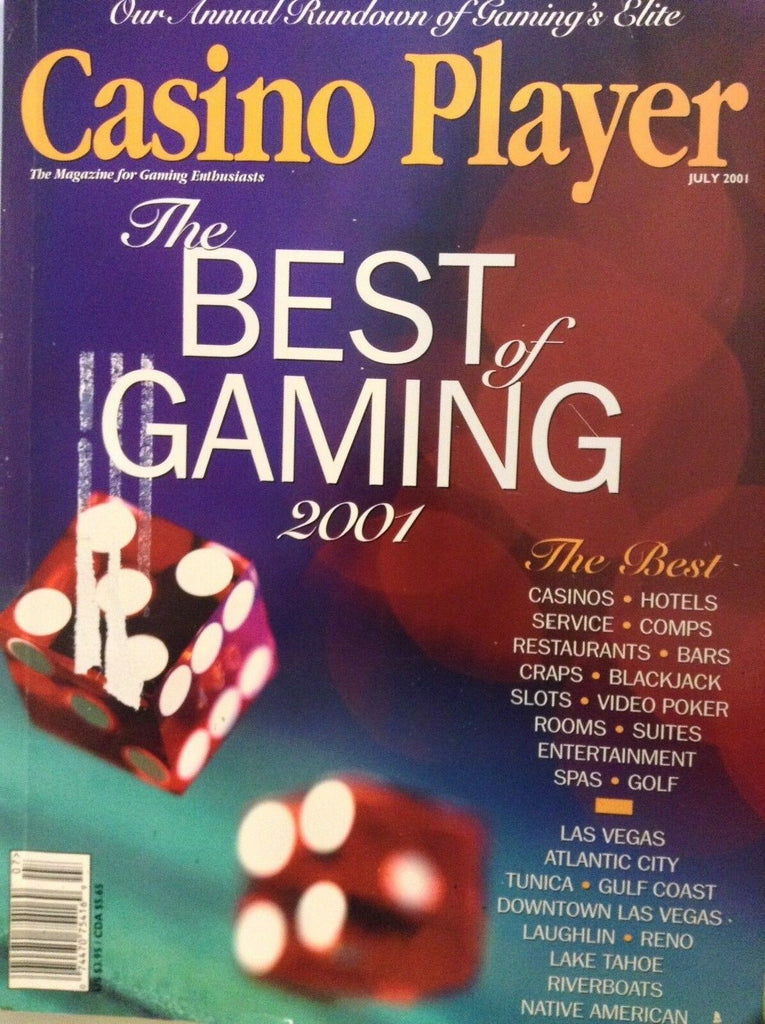 Casino Player Magazine The Best Of Gaming July 2001 021618nonrh