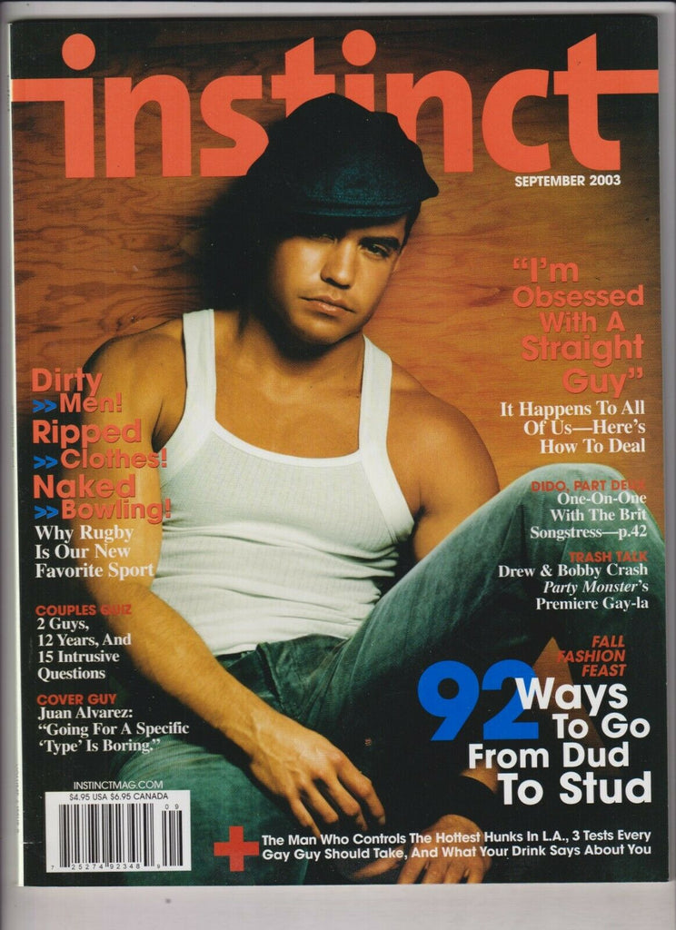 Instinct Gay Interest Juan Alvarez Drew & Bobby Crash September 2003 030420nonr