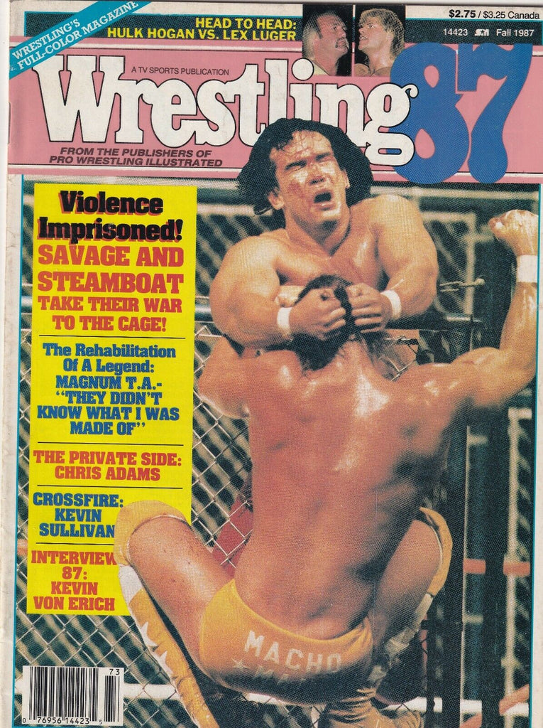 Wrestling Magazine Rick Steamboat Randy Savage Fall 1987 061819nonr