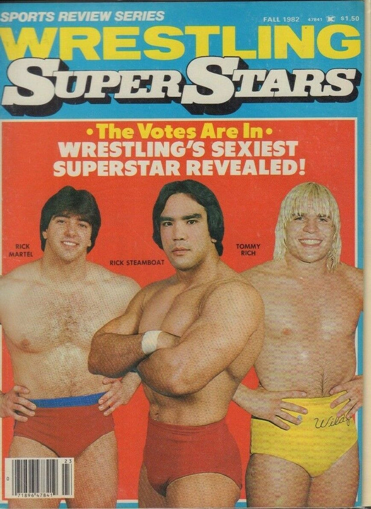 Wrestling Super Stars Fall 1982 Rick Martel Rick Steamboat Tommy Rich 022819DBE