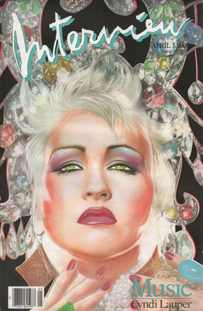 Interview April 1986 Cyndi Lauper High Fashion Bruce Weber 091119AME2