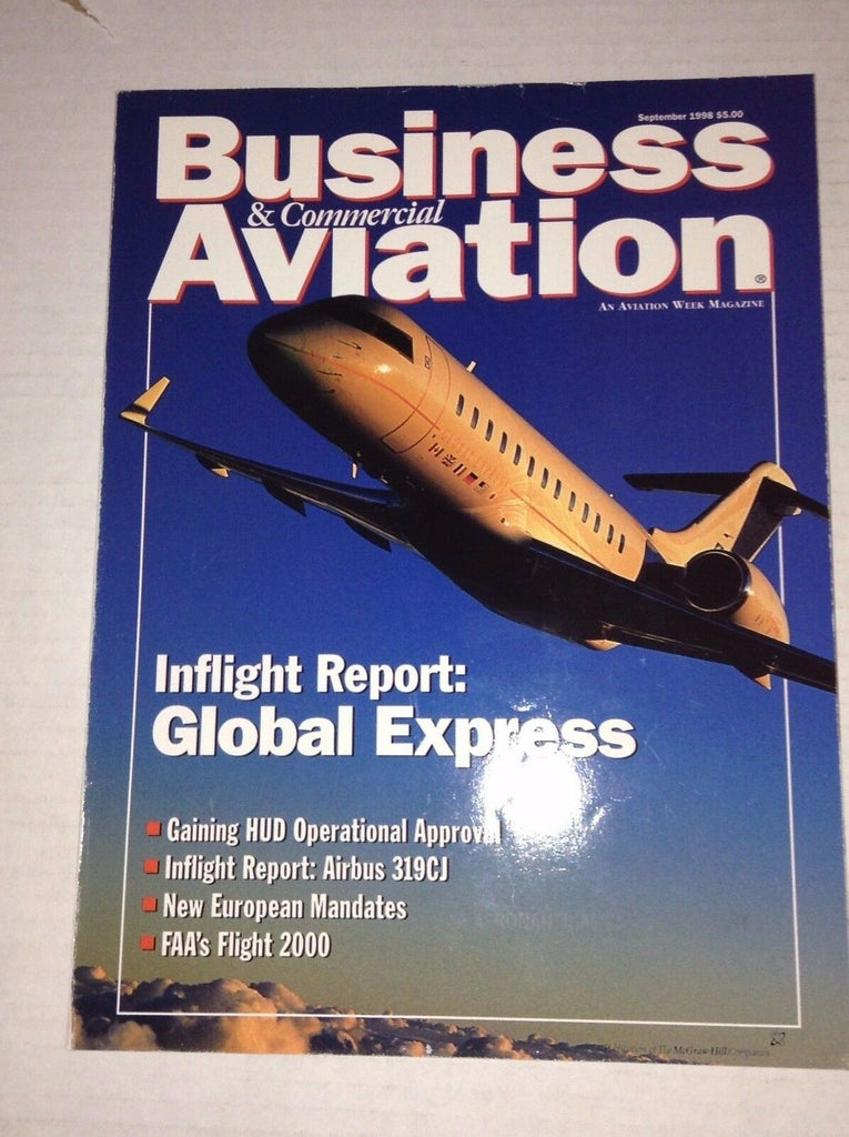 Business & Commercial Aviation Magazine Global September 1998 FAL 111916RH