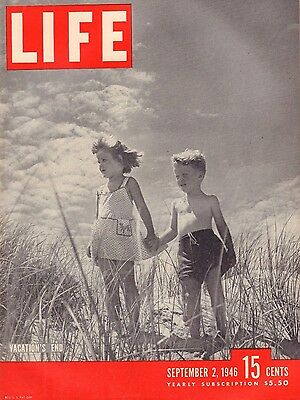 Life Magazine September 2 1946 Birthday Vacation's End VG 050216DBE2