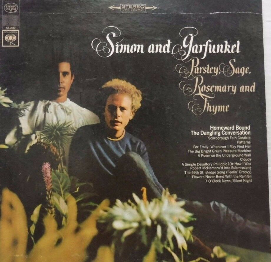 Simon and Garfunkel Parsley Safe Rosemary and Thyme CL2563 33rpm 071917DBE