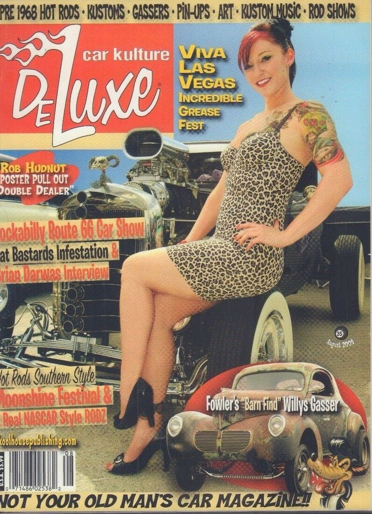 Car Kulture Deluxe Magazine Fowler Willys Gasser August 2009 011818nonr