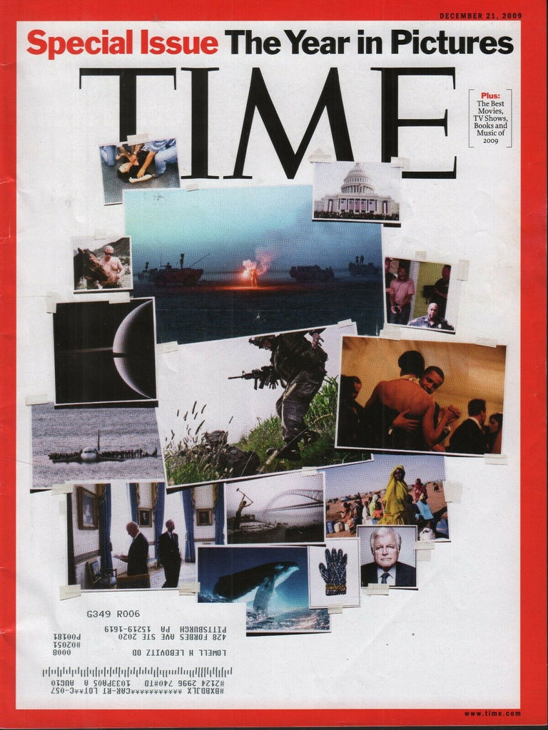 Time Magazine December 21 2009 Ted Kennedy Barack Obama w/ML 071519AME