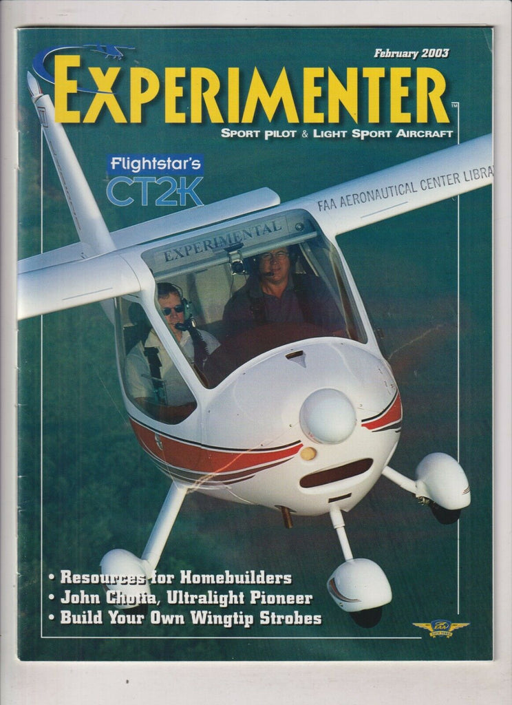 Experimenter Aviation Mag Flightstar's CT2K February 2003 040420nonrh