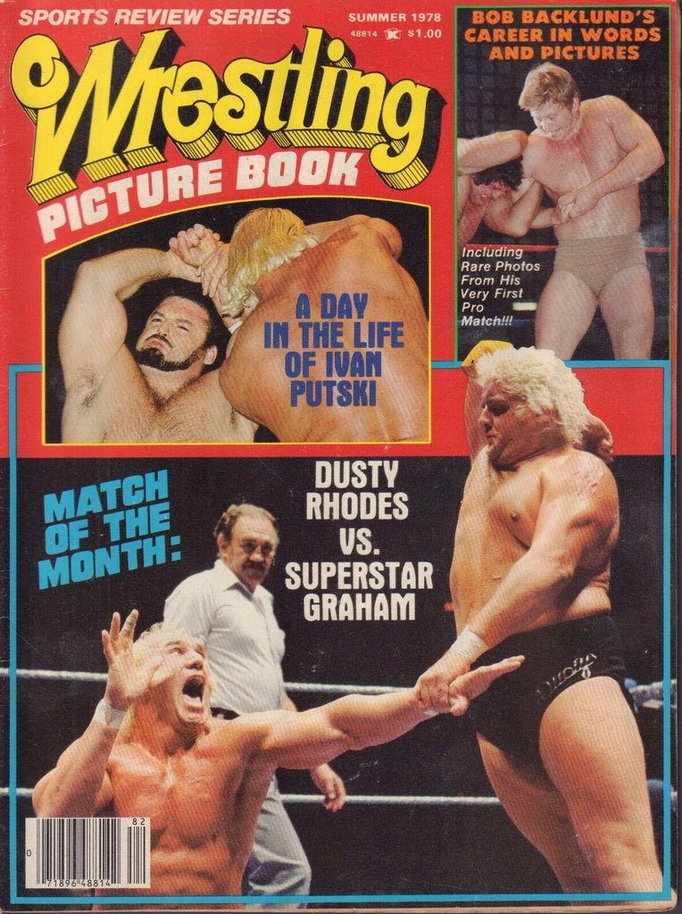 Wrestling Picture Book Summer 1978 Bob Backlund, Ivan Putski 040717nonDBE2