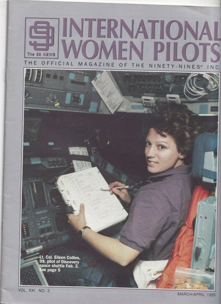 International Women Pilots Magazine Col. Eileen Collins Mar/Apr 1995 032019nonr