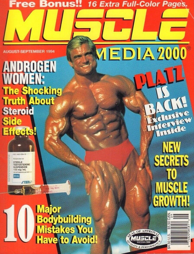 Muscular Media 2000 August September 1994 Tom Platz 060717nonDBE