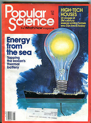 Popular Science Magazine May 1981 Energy From The Sea VG 032416jhe