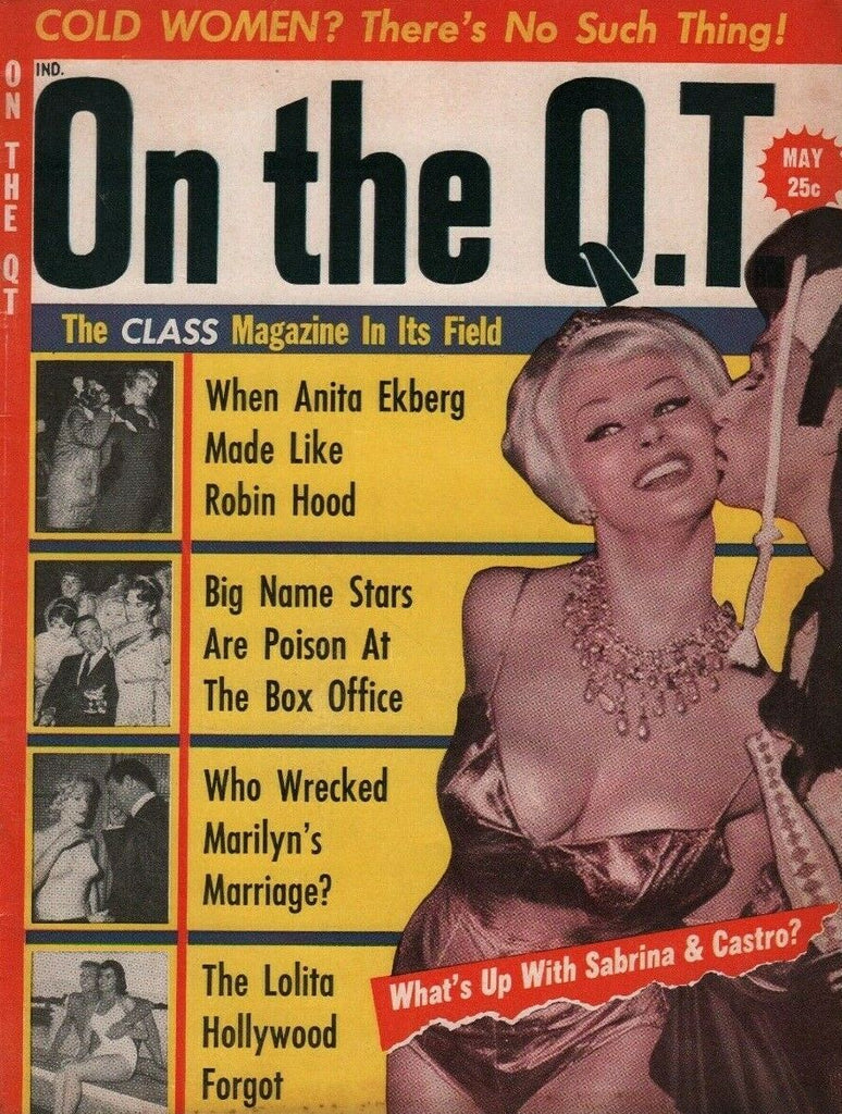 On The QT May 1961 Marilyn Monroe Anita Ekberg 032719DBE